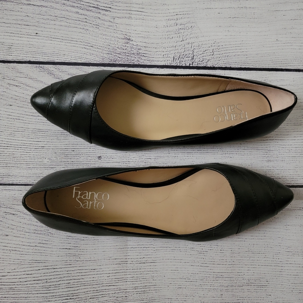 Franco Sarto Hilaria Flats Black Size 10